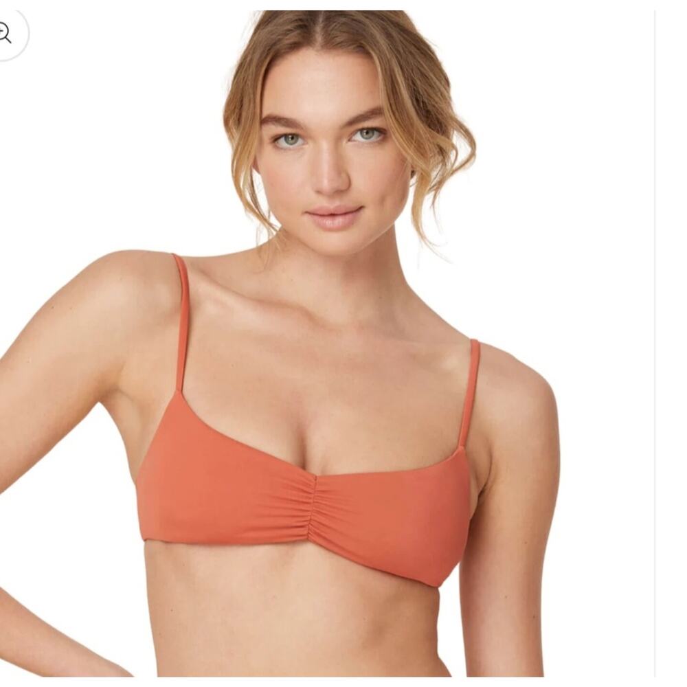 NWT Andie Swim The Symi Top Size Large Color Cedar